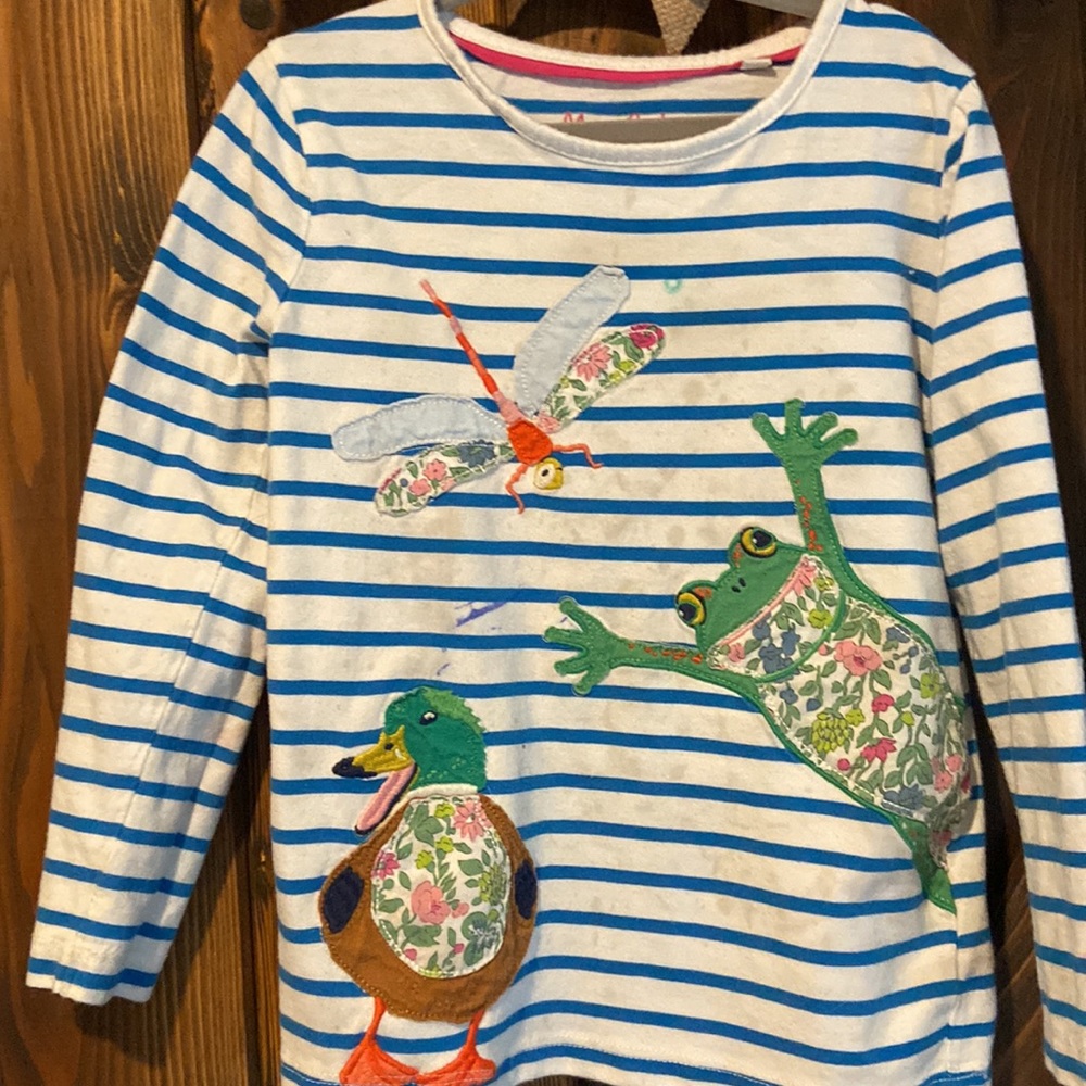 Mini Boden 5-6 years long sleeved shirt